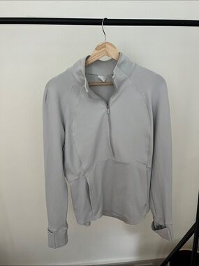 Lululemon Cold Weather Running Half Zip Size 12 White